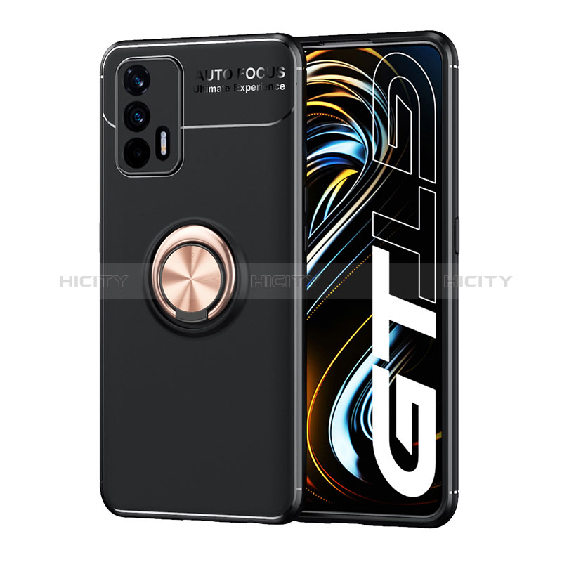 Coque Ultra Fine Silicone Souple Housse Etui avec Support Bague Anneau Aimante Magnetique SD2 pour Realme X7 Max 5G Plus