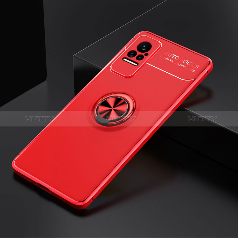 Coque Ultra Fine Silicone Souple Housse Etui avec Support Bague Anneau Aimante Magnetique SD2 pour Xiaomi Civi 1S 5G Plus