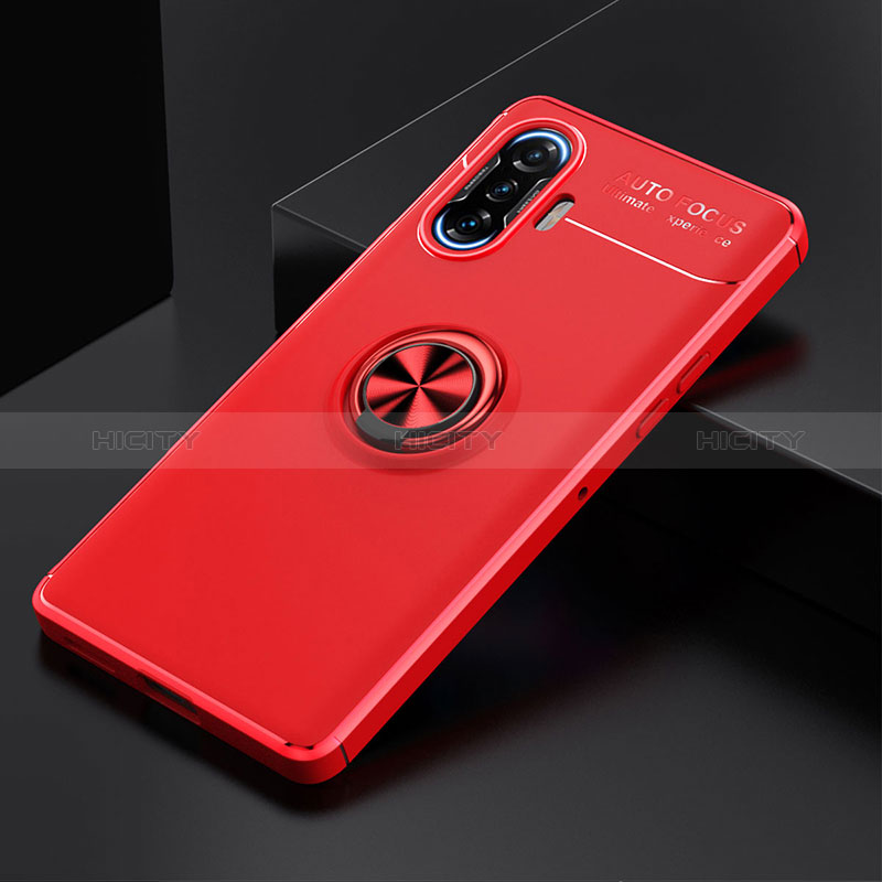 Coque Ultra Fine Silicone Souple Housse Etui avec Support Bague Anneau Aimante Magnetique SD2 pour Xiaomi Poco F3 GT 5G Plus