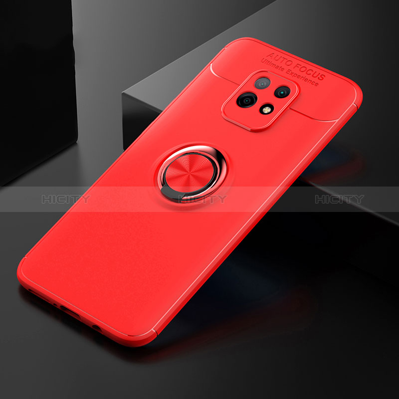 Coque Ultra Fine Silicone Souple Housse Etui avec Support Bague Anneau Aimante Magnetique SD2 pour Xiaomi Redmi 10X 5G Plus