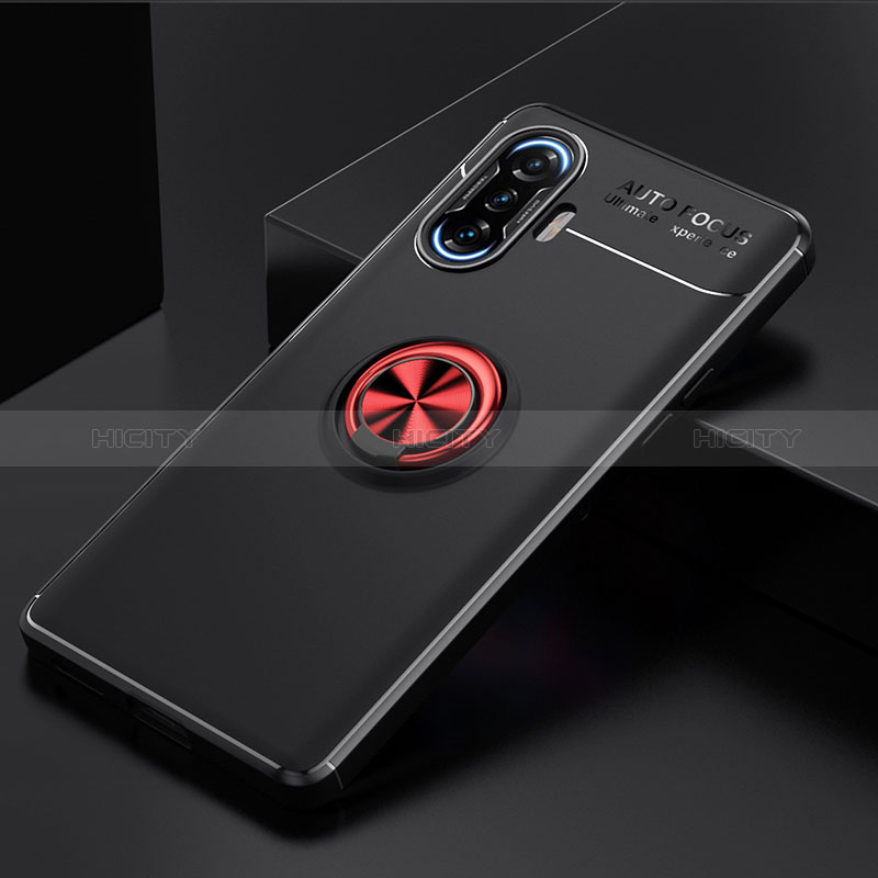 Coque Ultra Fine Silicone Souple Housse Etui avec Support Bague Anneau Aimante Magnetique SD2 pour Xiaomi Redmi K40 Gaming 5G Plus