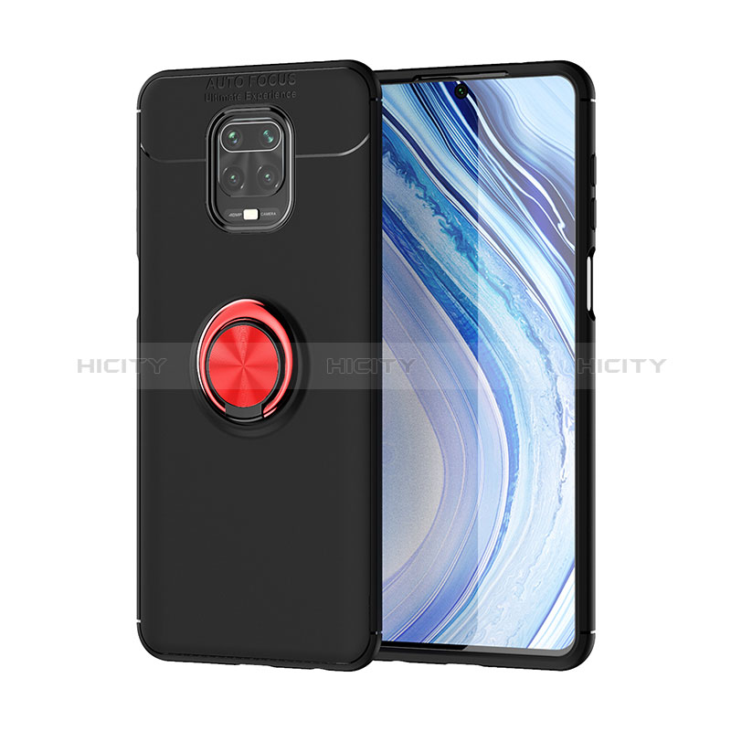 Coque Ultra Fine Silicone Souple Housse Etui avec Support Bague Anneau Aimante Magnetique SD2 pour Xiaomi Redmi Note 9 Pro Max Plus