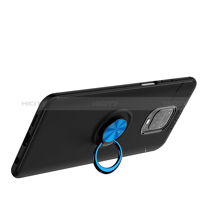 Coque Ultra Fine Silicone Souple Housse Etui avec Support Bague Anneau Aimante Magnetique SD2 pour Xiaomi Redmi Note 9 Pro Max Plus