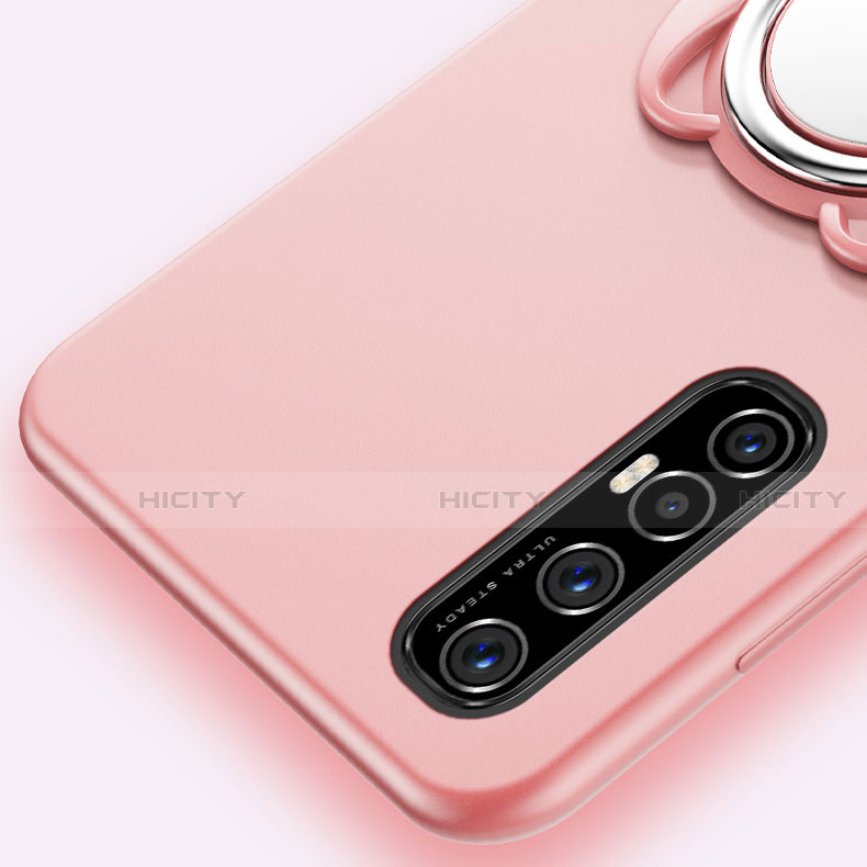 Coque Ultra Fine Silicone Souple Housse Etui avec Support Bague Anneau Aimante Magnetique T01 pour Oppo Find X2 Neo Plus