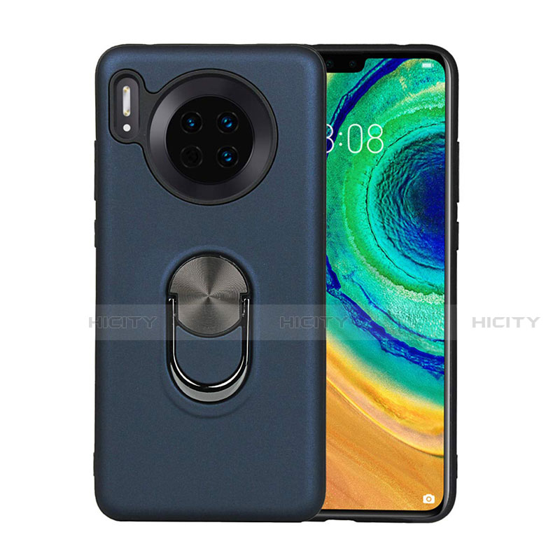 Coque Ultra Fine Silicone Souple Housse Etui avec Support Bague Anneau Aimante Magnetique T03 pour Huawei Mate 30 Pro 5G Plus