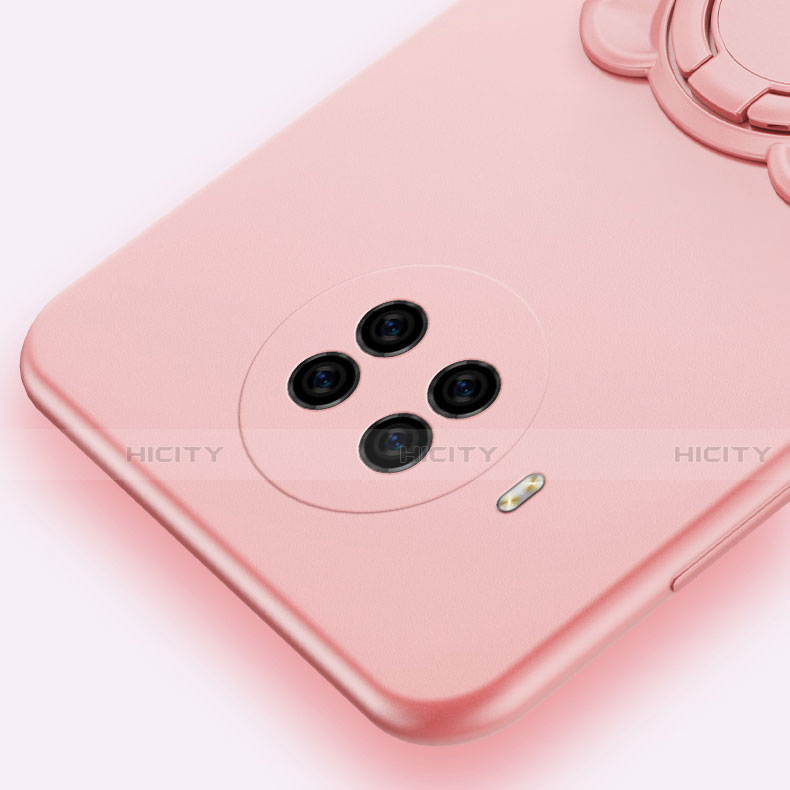 Coque Ultra Fine Silicone Souple Housse Etui avec Support Bague Anneau Aimante Magnetique T03 pour Xiaomi Mi 10i 5G Plus