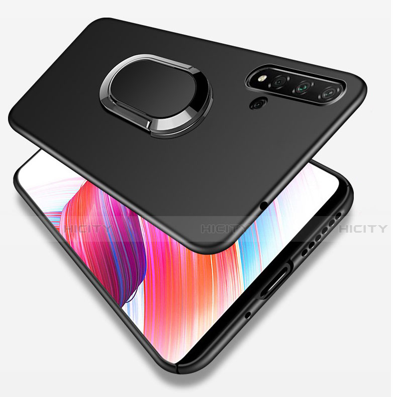 Coque Ultra Fine Silicone Souple Housse Etui avec Support Bague Anneau Aimante Magnetique T05 pour Huawei Honor 20S Plus