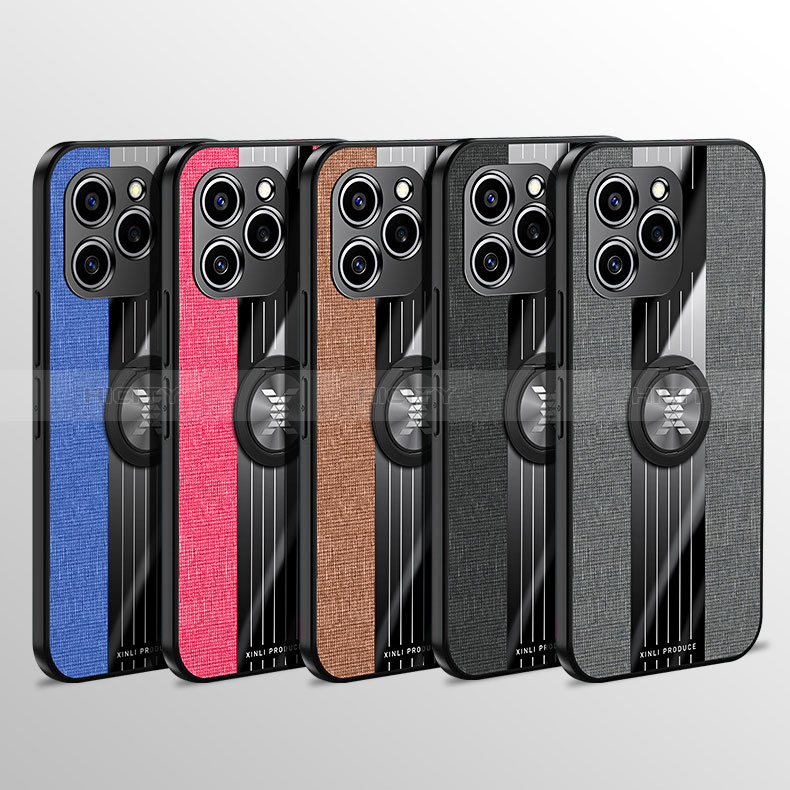 Coque Ultra Fine Silicone Souple Housse Etui avec Support Bague Anneau Aimante Magnetique X01L pour Huawei Honor 60 SE 5G Plus