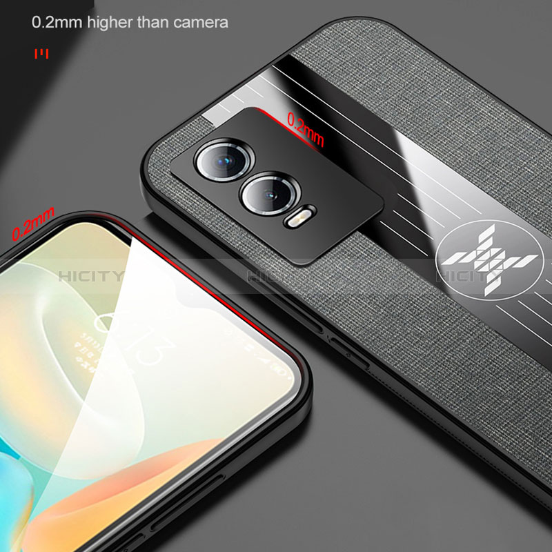 Coque Ultra Fine Silicone Souple Housse Etui avec Support Bague Anneau Aimante Magnetique X01L pour Vivo Y76s 5G Plus