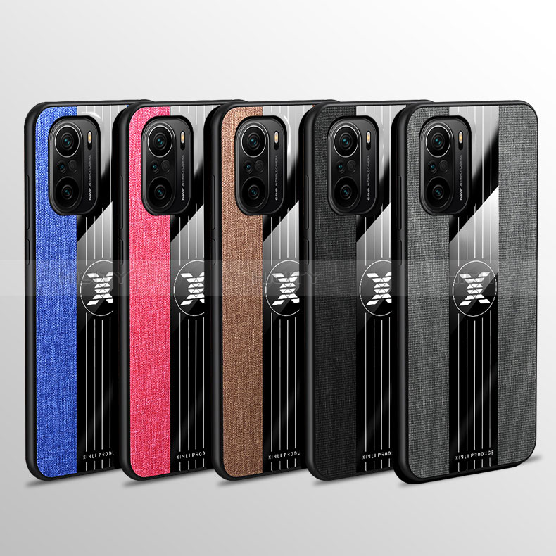 Coque Ultra Fine Silicone Souple Housse Etui avec Support Bague Anneau Aimante Magnetique X01L pour Xiaomi Mi 11X 5G Plus