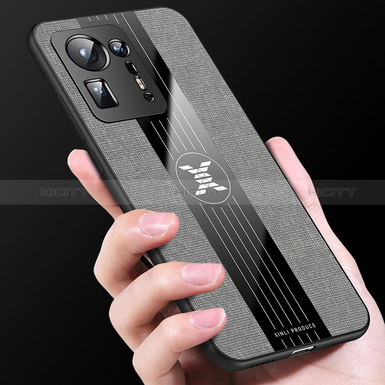 Coque Ultra Fine Silicone Souple Housse Etui avec Support Bague Anneau Aimante Magnetique X01L pour Xiaomi Mi Mix 4 5G Plus