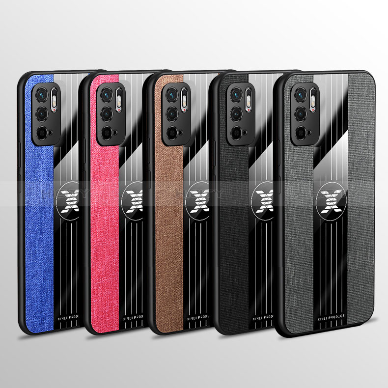 Coque Ultra Fine Silicone Souple Housse Etui avec Support Bague Anneau Aimante Magnetique X01L pour Xiaomi POCO M3 Pro 5G Plus