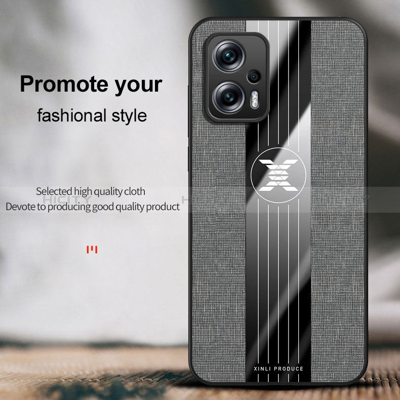 Coque Ultra Fine Silicone Souple Housse Etui avec Support Bague Anneau Aimante Magnetique X01L pour Xiaomi Poco X4 GT 5G Plus