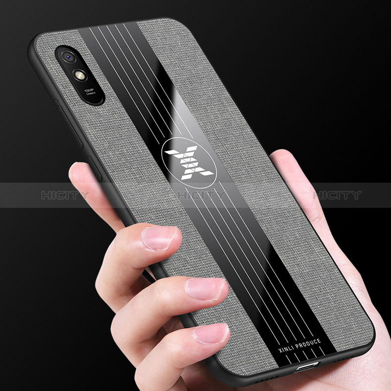 Coque Ultra Fine Silicone Souple Housse Etui avec Support Bague Anneau Aimante Magnetique X01L pour Xiaomi Redmi 9i Plus