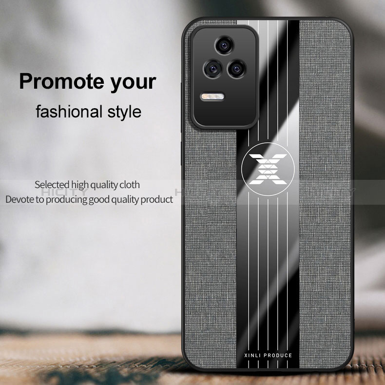 Coque Ultra Fine Silicone Souple Housse Etui avec Support Bague Anneau Aimante Magnetique X01L pour Xiaomi Redmi K50 Pro 5G Plus