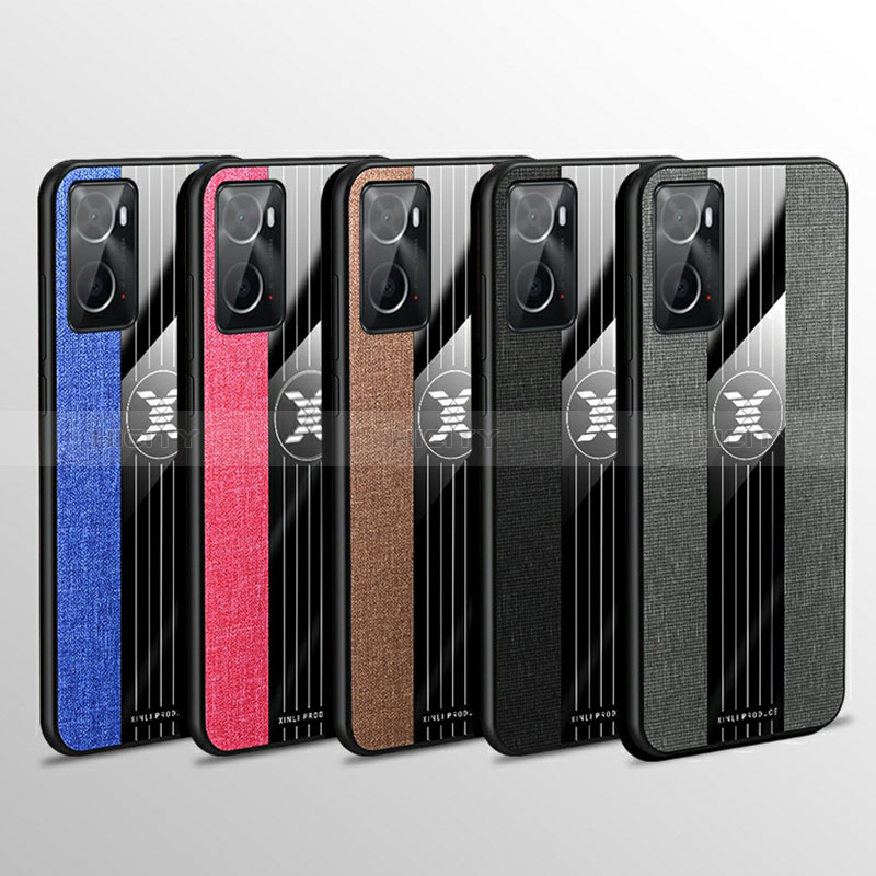 Coque Ultra Fine Silicone Souple Housse Etui avec Support Bague Anneau Aimante Magnetique X03L pour Oppo A76 Plus