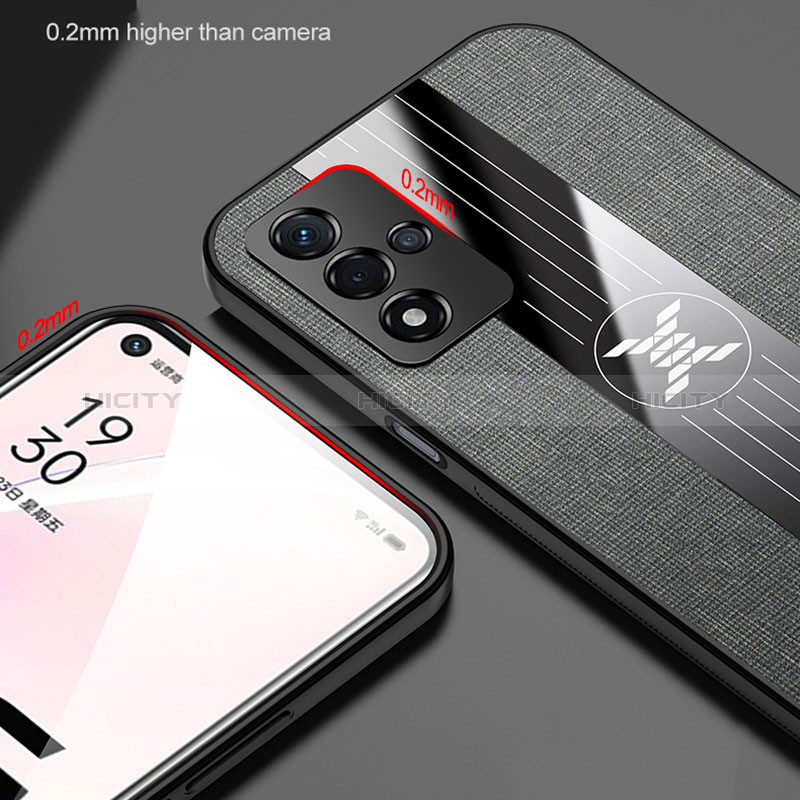 Coque Ultra Fine Silicone Souple Housse Etui avec Support Bague Anneau Aimante Magnetique X03L pour Oppo A93s 5G Plus