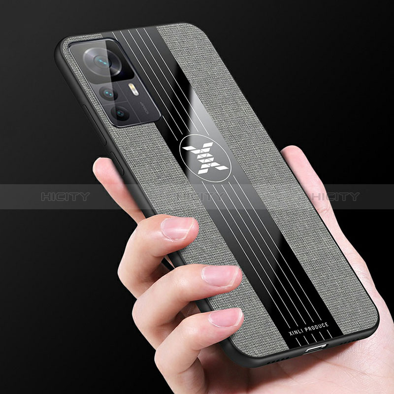 Coque Ultra Fine Silicone Souple Housse Etui avec Support Bague Anneau Aimante Magnetique X03L pour Xiaomi Mi 12T Pro 5G Plus