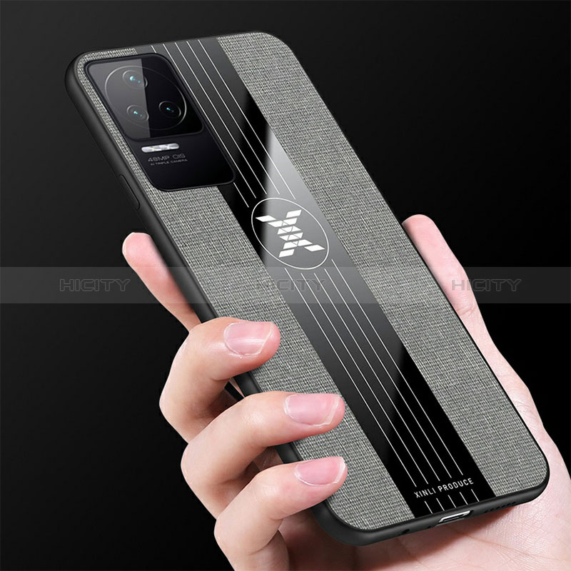 Coque Ultra Fine Silicone Souple Housse Etui avec Support Bague Anneau Aimante Magnetique X03L pour Xiaomi Redmi K40S 5G Plus