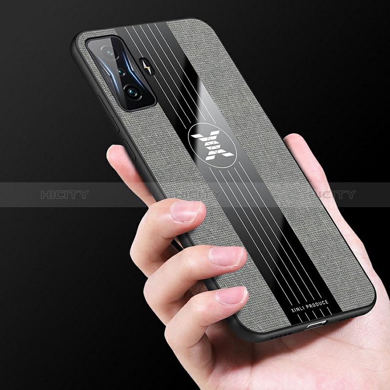 Coque Ultra Fine Silicone Souple Housse Etui avec Support Bague Anneau Aimante Magnetique X03L pour Xiaomi Redmi K50 Gaming AMG F1 5G Plus