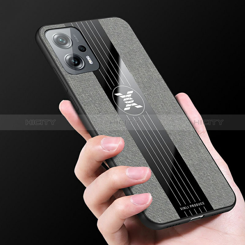 Coque Ultra Fine Silicone Souple Housse Etui avec Support Bague Anneau Aimante Magnetique X03L pour Xiaomi Redmi K50i 5G Plus