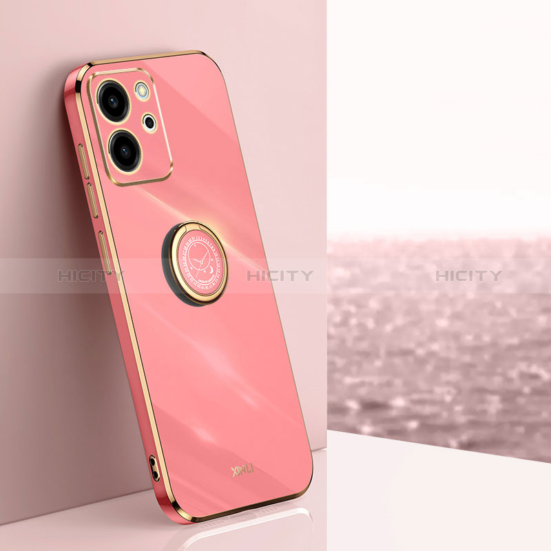 Coque Ultra Fine Silicone Souple Housse Etui avec Support Bague Anneau Aimante Magnetique XL1 pour Huawei Honor 80 SE 5G Plus