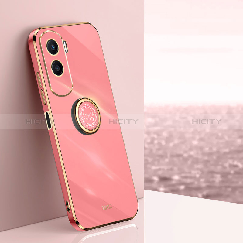 Coque Ultra Fine Silicone Souple Housse Etui avec Support Bague Anneau Aimante Magnetique XL1 pour Huawei Honor X50i 5G Plus