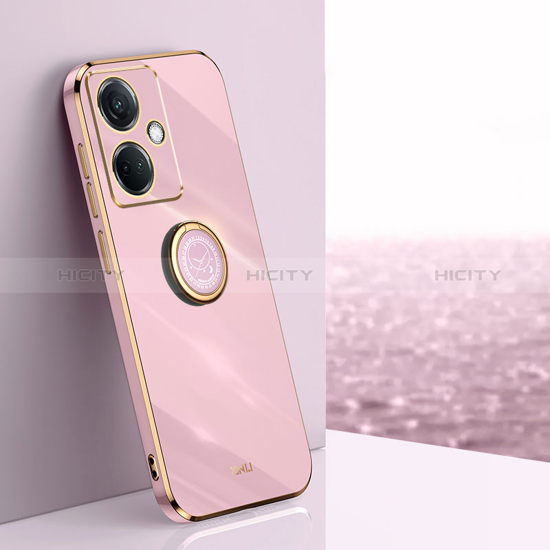 Coque Ultra Fine Silicone Souple Housse Etui avec Support Bague Anneau Aimante Magnetique XL1 pour Oppo K11 5G Violet Clair Plus