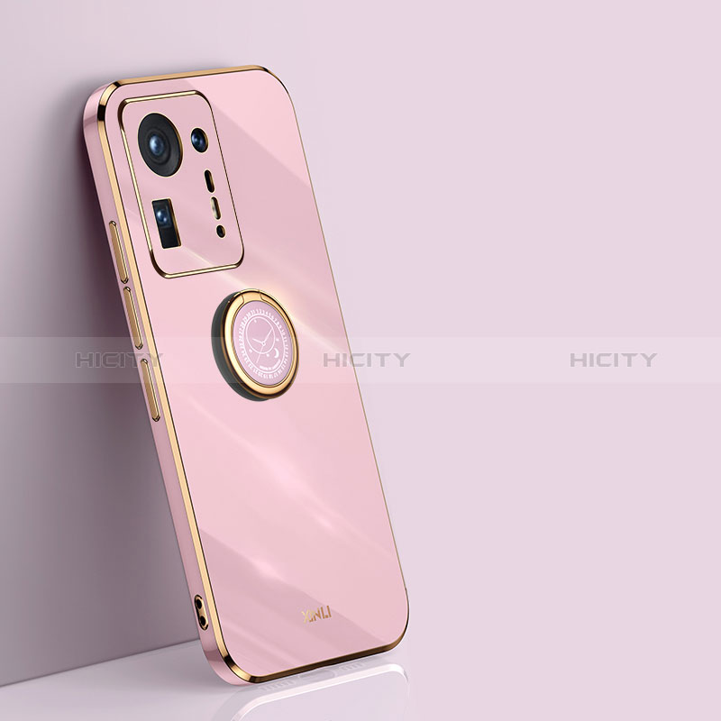 Coque Ultra Fine Silicone Souple Housse Etui avec Support Bague Anneau Aimante Magnetique XL1 pour Xiaomi Mi Mix 4 5G Plus