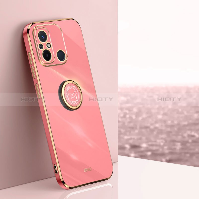 Coque Ultra Fine Silicone Souple Housse Etui avec Support Bague Anneau Aimante Magnetique XL1 pour Xiaomi Poco C55 Plus