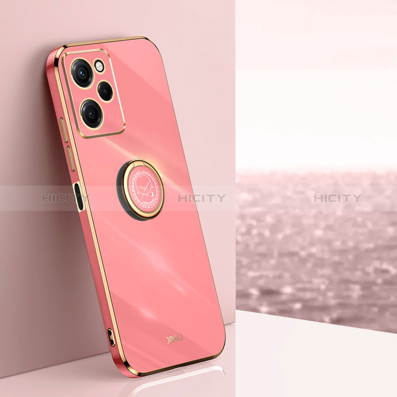 Coque Ultra Fine Silicone Souple Housse Etui avec Support Bague Anneau Aimante Magnetique XL1 pour Xiaomi Poco X5 Pro 5G Plus