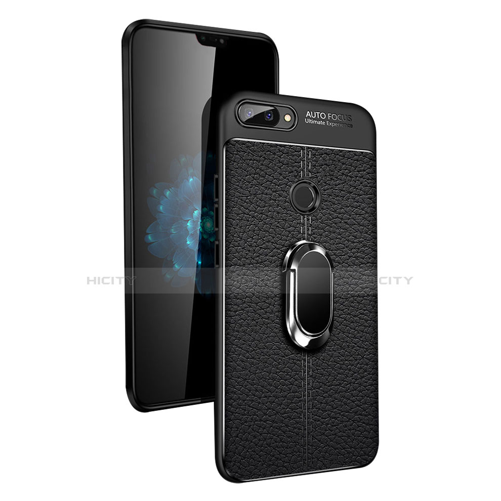 Coque Ultra Fine Silicone Souple Housse Etui avec Support Bague Anneau Aimante pour Xiaomi Mi 8 Lite Plus