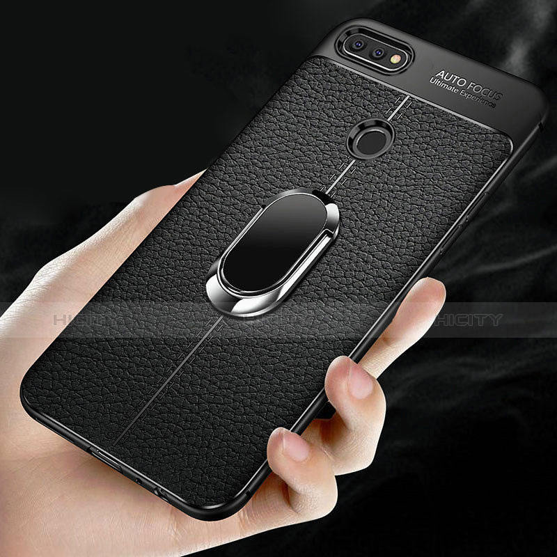 Coque Ultra Fine Silicone Souple Housse Etui avec Support Bague Anneau Aimante pour Xiaomi Mi 8 Lite Plus