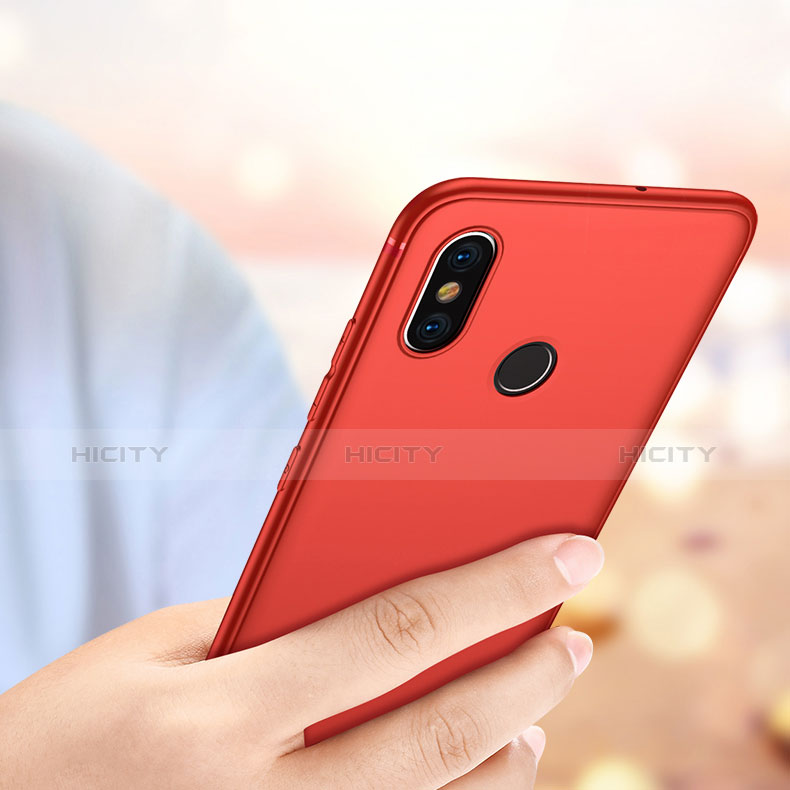 Coque Ultra Fine Silicone Souple Housse Etui avec Support Bague Anneau pour Xiaomi Mi 8 Plus