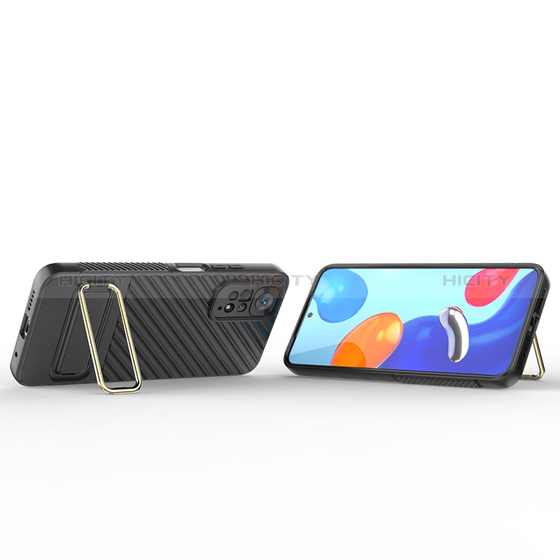 Coque Ultra Fine Silicone Souple Housse Etui avec Support KC1 pour Xiaomi Redmi Note 11 4G (2022) Plus