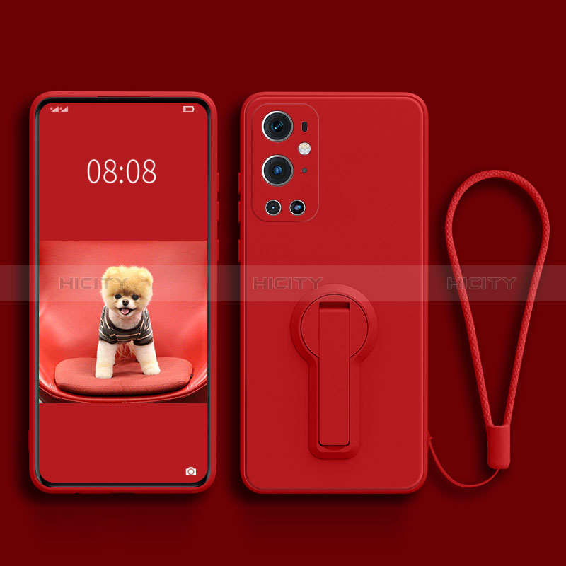 Coque Ultra Fine Silicone Souple Housse Etui avec Support pour OnePlus 9 Pro 5G Plus