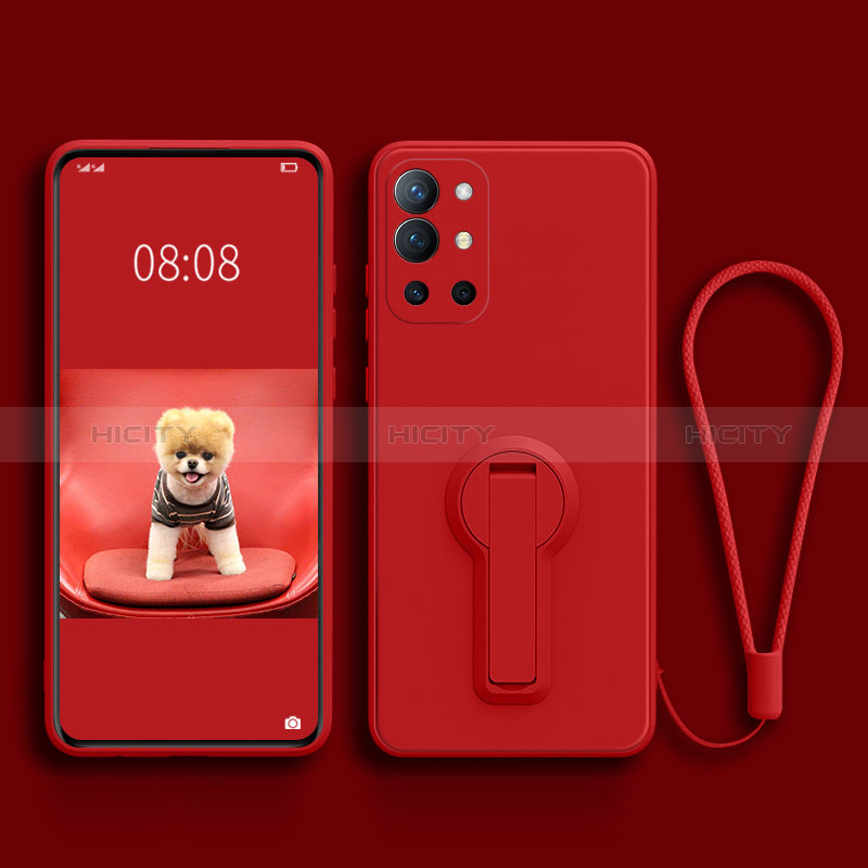 Coque Ultra Fine Silicone Souple Housse Etui avec Support pour OnePlus 9R 5G Plus