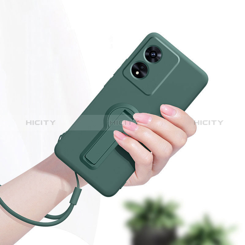 Coque Ultra Fine Silicone Souple Housse Etui avec Support pour Oppo A1 Pro 5G Plus