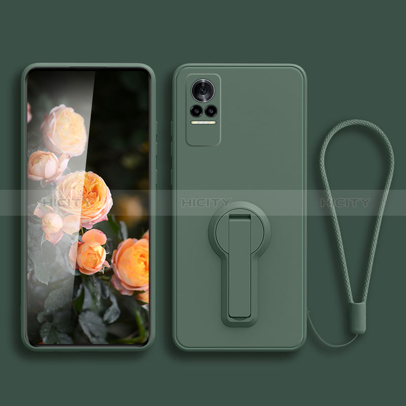 Coque Ultra Fine Silicone Souple Housse Etui avec Support pour Xiaomi Civi 1S 5G Plus