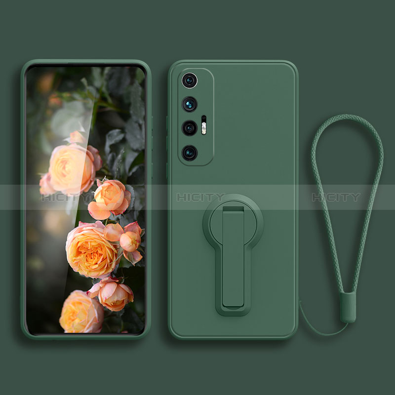 Coque Ultra Fine Silicone Souple Housse Etui avec Support pour Xiaomi Mi 10S 5G Plus