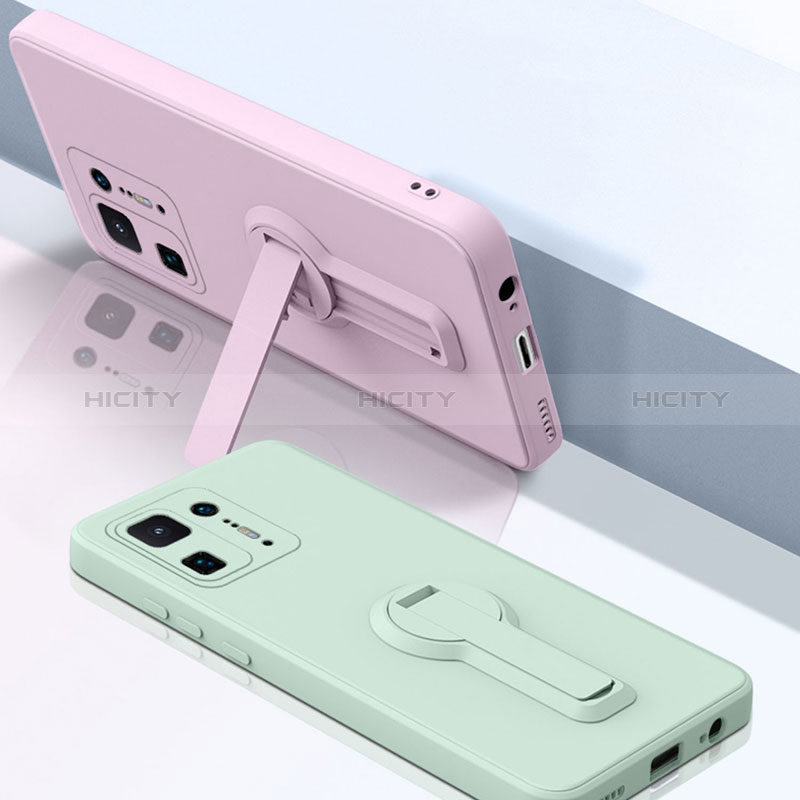 Coque Ultra Fine Silicone Souple Housse Etui avec Support pour Xiaomi Mi Mix 4 5G Plus