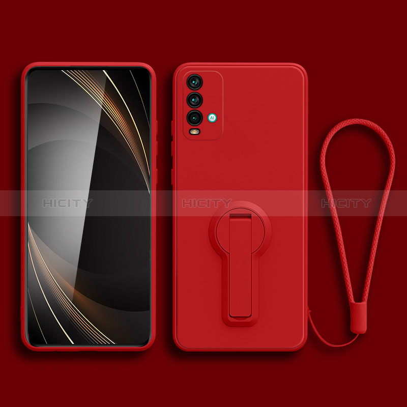 Coque Ultra Fine Silicone Souple Housse Etui avec Support pour Xiaomi Redmi 9 Power Plus