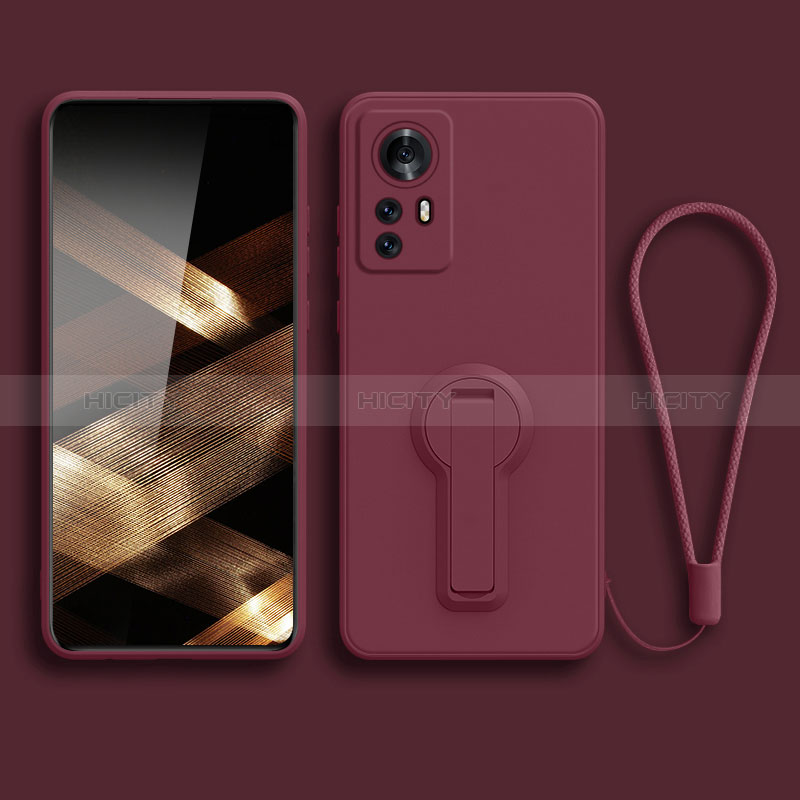 Coque Ultra Fine Silicone Souple Housse Etui avec Support pour Xiaomi Redmi Note 12S Plus