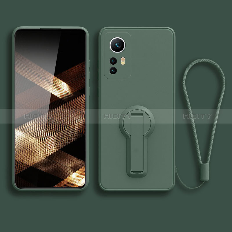 Coque Ultra Fine Silicone Souple Housse Etui avec Support pour Xiaomi Redmi Note 12S Plus