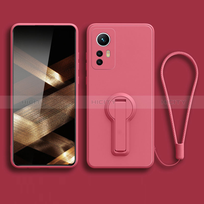 Coque Ultra Fine Silicone Souple Housse Etui avec Support pour Xiaomi Redmi Note 12S Plus