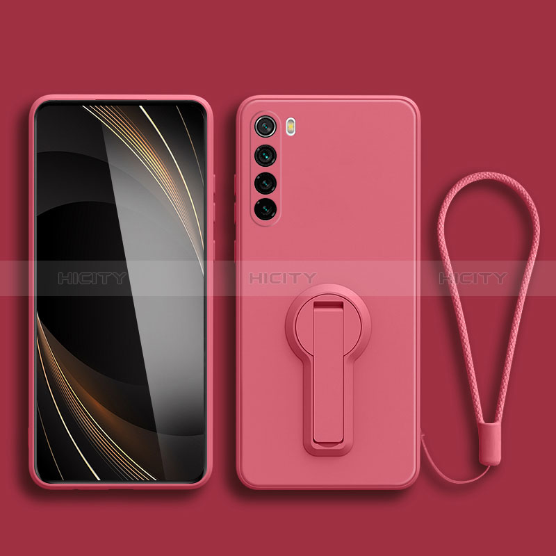 Coque Ultra Fine Silicone Souple Housse Etui avec Support pour Xiaomi Redmi Note 8 (2021) Plus