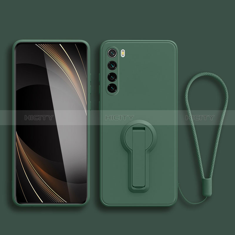 Coque Ultra Fine Silicone Souple Housse Etui avec Support pour Xiaomi Redmi Note 8 (2021) Plus