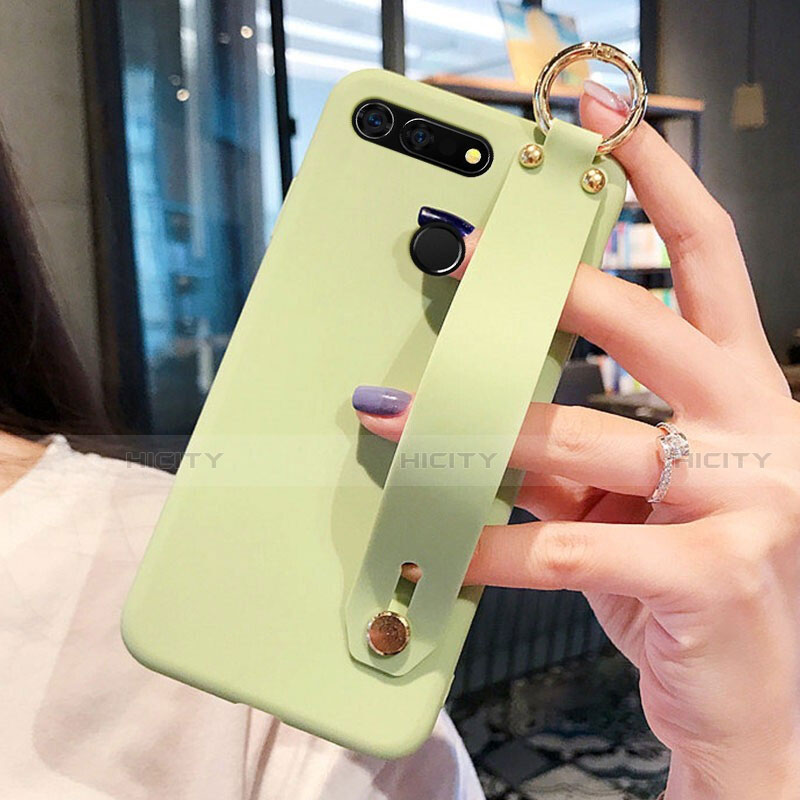 Coque Ultra Fine Silicone Souple Housse Etui C01 pour Huawei Honor V20 Vert Plus