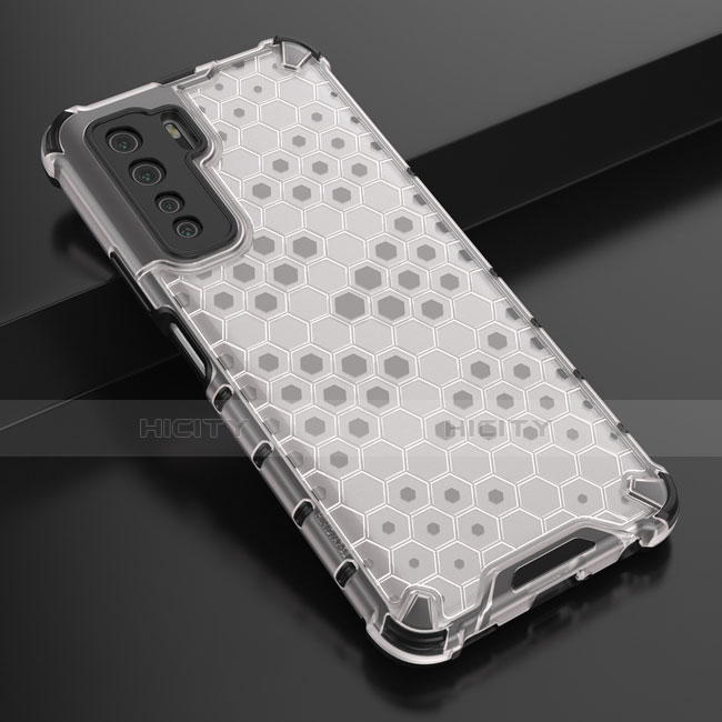 Coque Ultra Fine Silicone Souple Housse Etui C01 pour Huawei Nova 7 SE 5G Blanc Plus