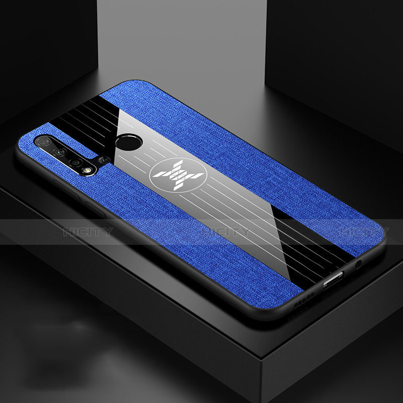 Coque Ultra Fine Silicone Souple Housse Etui C01 pour Huawei P20 Lite (2019) Bleu Plus